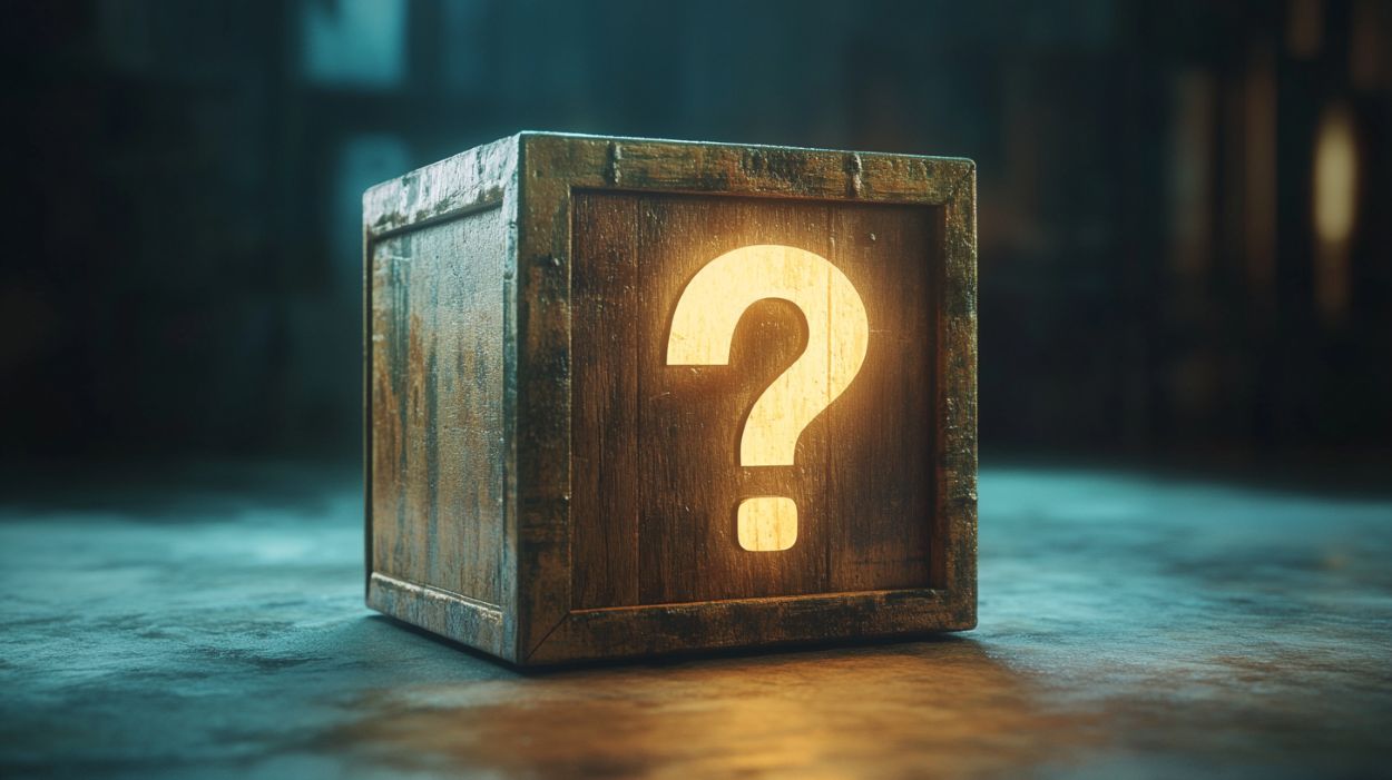 Mystery box z kryptowalutami