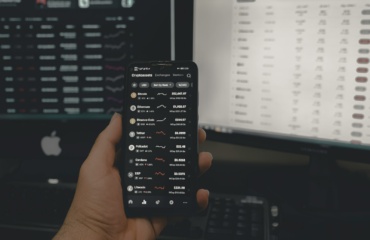 person holding black android smartphone