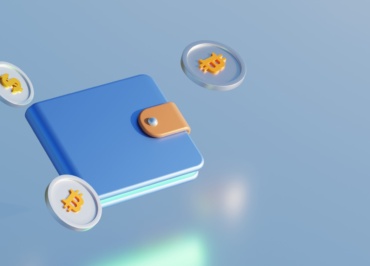 a blue and yellow light bulb