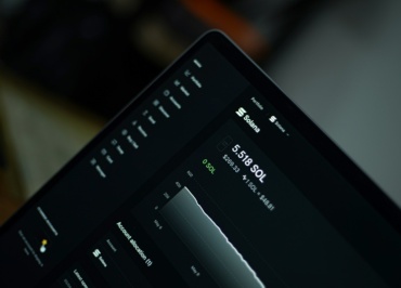 a black laptop with a white screen