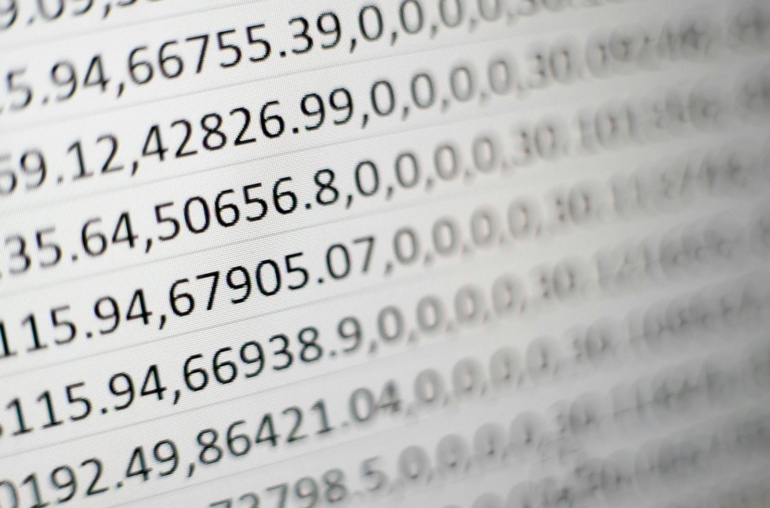 white printing paper with numbers