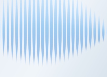 Abstract blue wavy lines on a white background